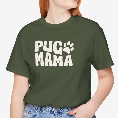 Pug Mom Tee -  Pug T- Shirt for Women